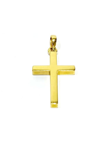 Pendentif Pendentif croix en or jaune 18 carats 58 Facettes