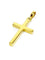 Pendentif Pendentif croix en or jaune 18 carats 58 Facettes