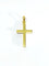 Pendentif Pendentif croix en or jaune 18 carats 58 Facettes