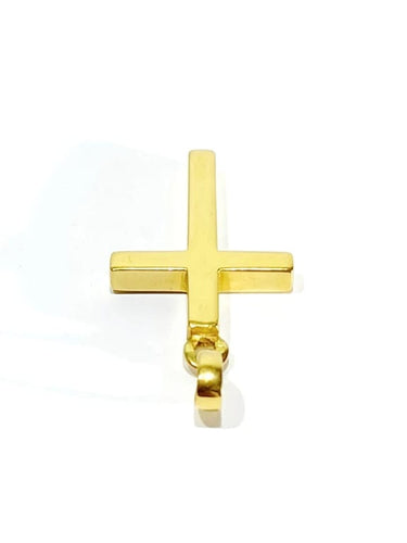 Pendentif Pendentif croix en or jaune 18 carats 58 Facettes