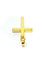 Pendentif Pendentif croix en or jaune 18 carats 58 Facettes