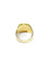 Bague 52.5 Bague chevalière en or jaune 18 carats et diamants 58 Facettes