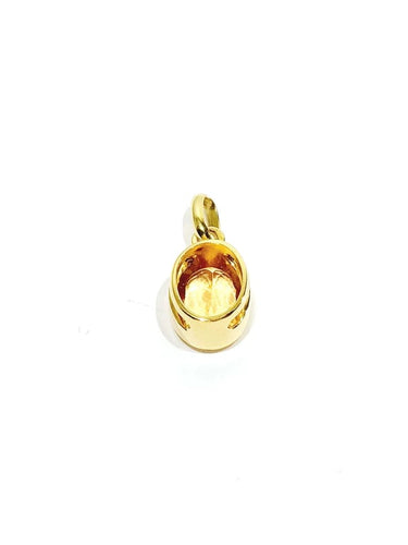 Pendentif Pendentif en or jaune 18 carats et topaze impériale 58 Facettes