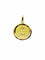 Pendentif Augis - Médaille d’amour en or jaune 18 carats 58 Facettes