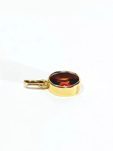 Pendentif Pendentif en or jaune 18 carats et citrine 58 Facettes