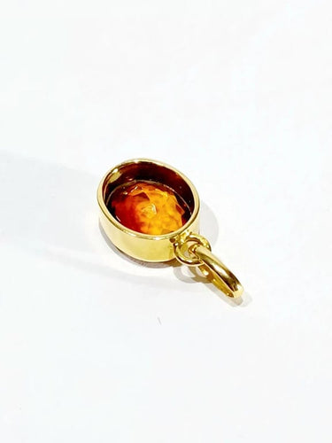 Pendentif Pendentif en or jaune 18 carats et citrine 58 Facettes