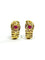 Boucles d'oreilles Boucles d’oreilles - Rubis et diamants en or jaune 18 carats 58 Facettes