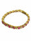 Bracelet Bracelet en or jaune 18 carats avec diamants et rubis 58 Facettes