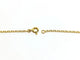 Collier Chaîne maille forçat en or jaune 18 carats 58 Facettes