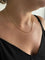 Collier Chaîne maille forçat en or jaune 18 carats 58 Facettes
