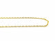 Collier Chaîne maille forçat en or jaune 18 carats 58 Facettes