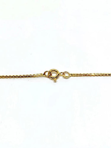 Collier Chaîne maille vénitienne en or jaune 18 carats 58 Facettes