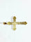 Pendentif Pendentif croix en or rose 18 carats 58 Facettes