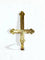 Pendentif Pendentif croix en or rose 18 carats 58 Facettes