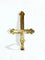 Pendentif Pendentif croix en or rose 18 carats 58 Facettes