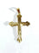 Pendentif Pendentif croix en or rose 18 carats 58 Facettes