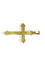 Pendentif Pendentif croix en or rose 18 carats 58 Facettes