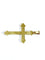 Pendentif Pendentif croix en or rose 18 carats 58 Facettes