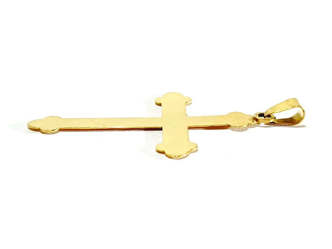 Pendentif Pendentif croix en or rose 18 carats 58 Facettes