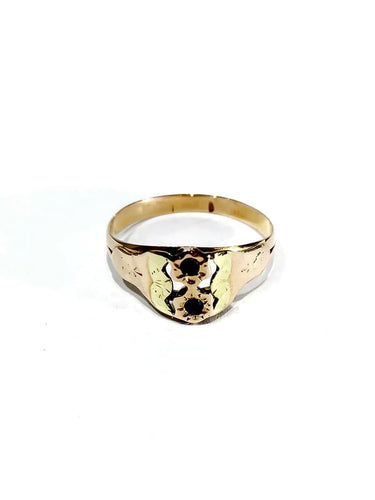 Bague 63.5 Art nouveau - Bague en or rose et jaune 18 carats et saphirs 58 Facettes