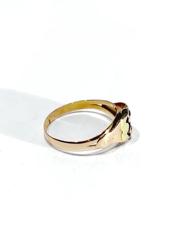 Bague 63.5 Art nouveau - Bague en or rose et jaune 18 carats et saphirs 58 Facettes