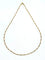 Collier Chaîne maille Figaro en or jaune 18 carats 58 Facettes