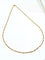 Collier Chaîne maille Figaro en or jaune 18 carats 58 Facettes