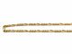 Collier Chaîne maille Figaro en or jaune 18 carats 58 Facettes