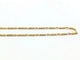 Collier Chaîne maille Figaro en or jaune 18 carats 58 Facettes