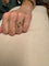 Bague 53 Bague toi et moi en or rose 18 carats, diamants et saphirs 58 Facettes