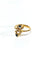 Bague 53 Bague toi et moi en or rose 18 carats, diamants et saphirs 58 Facettes