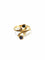 Bague 53 Bague toi et moi en or rose 18 carats, diamants et saphirs 58 Facettes