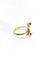 Bague 53 Bague toi et moi en or rose 18 carats, diamants et saphirs 58 Facettes