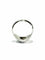 Bague 50 Bague dôme en or blanc 18 carats et diamant 58 Facettes