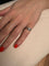 Bague 50 Bague dôme en or blanc 18 carats et diamant 58 Facettes