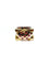 Bague 54 Constellation - Bague en or rose et rubis synthétiques 58 Facettes