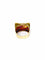 Bague 54 Constellation - Bague en or rose et rubis synthétiques 58 Facettes