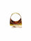 Bague 54 Constellation - Bague en or rose et rubis synthétiques 58 Facettes