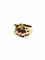 Bague 54 Constellation - Bague en or rose et rubis synthétiques 58 Facettes