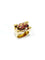 Bague 54 Constellation - Bague en or rose et rubis synthétiques 58 Facettes