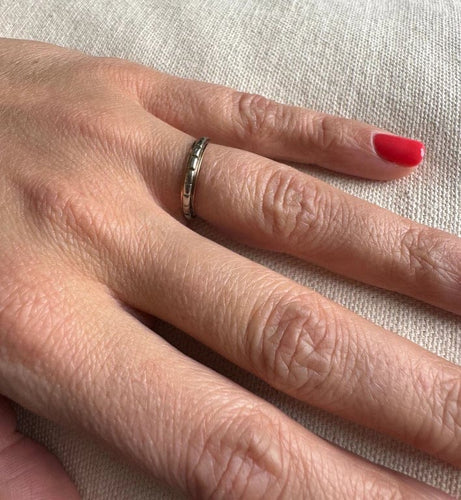 Bague 51 Alliance - Bague en or rose et blanc 18 carats 58 Facettes
