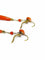 Boucles d'oreilles Boucles d'oreilles pendantes en or jaune 18 carats et corail 58 Facettes