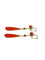 Boucles d'oreilles Boucles d'oreilles pendantes en or jaune 18 carats et corail 58 Facettes