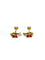 Boucles d'oreilles Boucles d’oreilles en or jaune 18 carats, diamants et rubis 58 Facettes