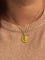Pendentif Médaille du Christ en or jaune 18 carats 58 Facettes