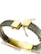 Bracelet Bracelet en or jaune 18 carats et argent à câbles tressés 58 Facettes