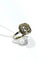 Bague 50 Bague Art déco en or blanc 18 carats et diamants taille rose 58 Facettes