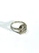 Bague 50 Bague Art déco en or blanc 18 carats et diamants taille rose 58 Facettes