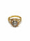 Bague 55 Bague en or rose 18 carats et diamant taille brillant 58 Facettes