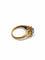 Bague 55 Bague en or rose 18 carats et diamant taille brillant 58 Facettes